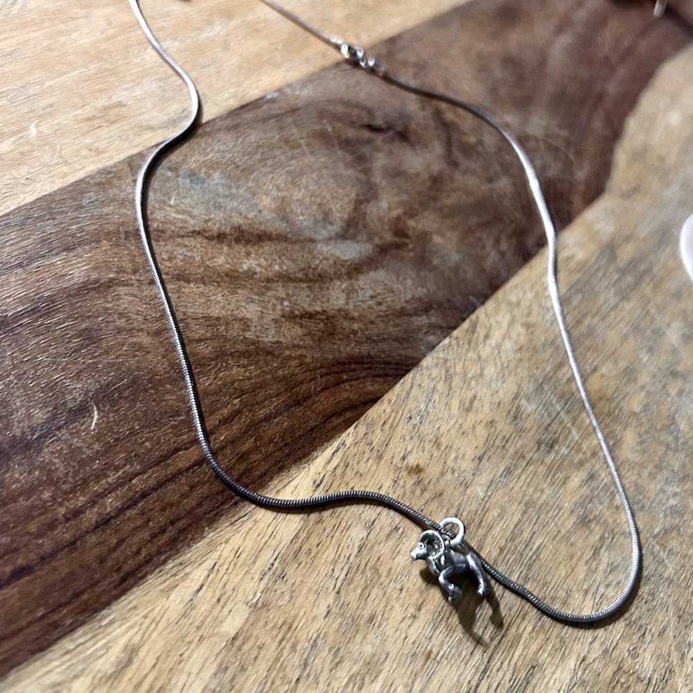 Handmade by me! 925 Solid Silver Ram or Taurus ♉️ on an Italy 925 Silver Chain